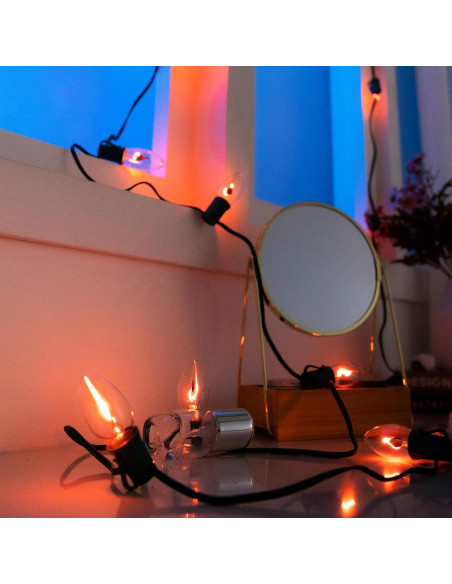 Luces de Cuerda de Llama Parpadeante C9 Beauty World 7.37m
