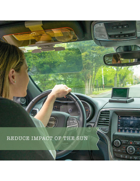 Visera Antideslumbrante Universal ZONETECH SV0003-VA 30x11.4cm