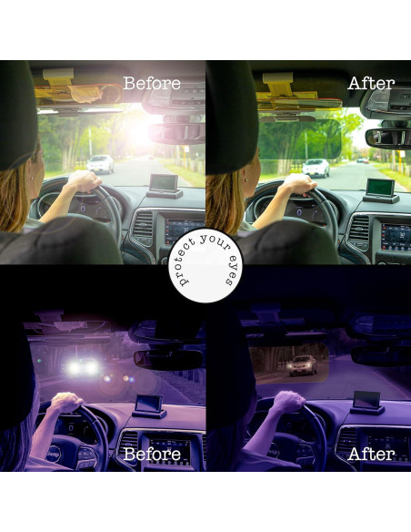 Visera Antideslumbrante Universal ZONETECH SV0003-VA 30x11.4cm