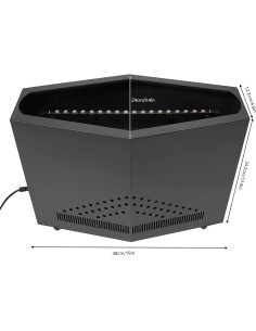 Lámpara de Llama Falsa Surneis HS-8 LED 36 Perlas 100W 2