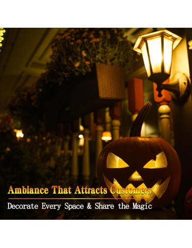 Bombillas Efecto Llama Yizco E26 - 4 Modos, Paquete de 4