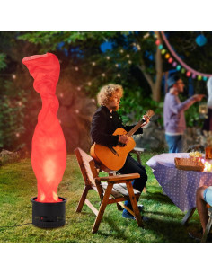 Luz de Fuego Falso LED AGULIUM 1.8m con Ventilador 4500RPM 2