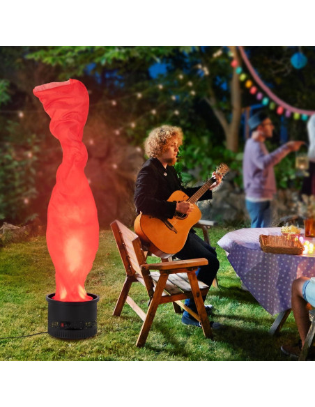 Luz de Fuego Falso LED AGULIUM 1.8m con Ventilador 4500RPM