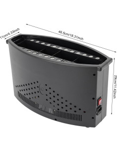 Lámpara de Llama Falsa Temsiny 24 LED Efecto Realista 2