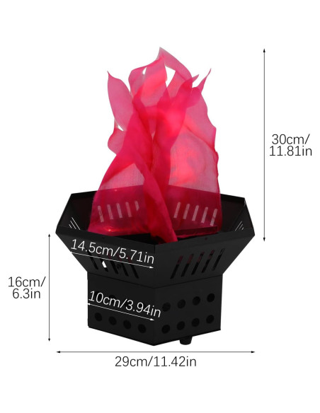 Luz de Llama Falsa LED 30cm Efecto Realista para Decoración