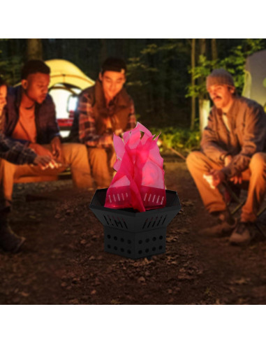 Luz de Llama Falsa LED 30cm Efecto Realista para Decoración