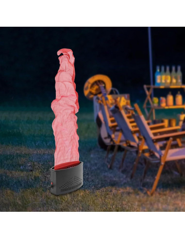 Lámpara de Llama Falsa Temsiny 24 LED Efecto Realista