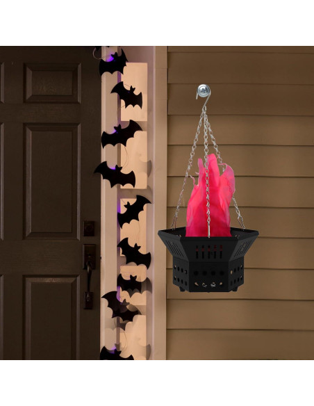 Luz de Llama Falsa LED 30cm Efecto Realista para Decoración