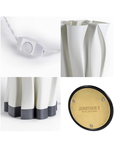 Lámpara de Mesa LED Dimmable Jonathan Y USA1002C 34.3cm