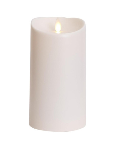 Vela Exterior Sin Llama Luminara 12.7 cm Marfil con Temporizador