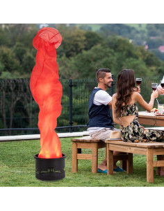 Lámpara de Llama Falsa LED CNCEST 1.8m para Fiestas y Decoración 2