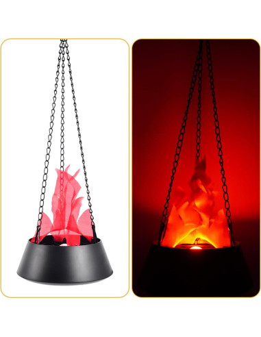 Luz LED Efecto Llama Falsa 3D Snatlly para Decoración