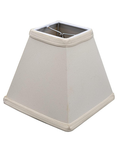 Pantalla de lámpara de araña Upgradelights 15.24 cm Seda Cáscara de Huevo