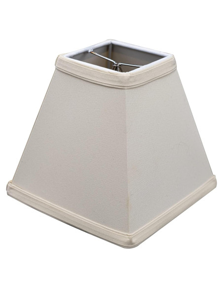 Pantalla de lámpara de araña Upgradelights 15.24 cm Seda Cáscara de Huevo