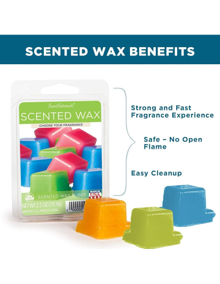 Cera Aromática ScentSationals Noche de Novia 284g - 24 Cubos