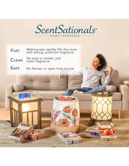 Cera Aromática ScentSationals Noche de Novia 284g - 24 Cubos