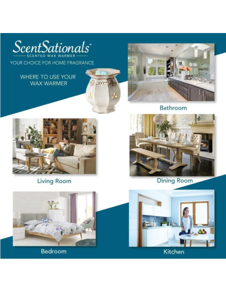 Cera Aromática ScentSationals Noche de Novia 284g - 24 Cubos