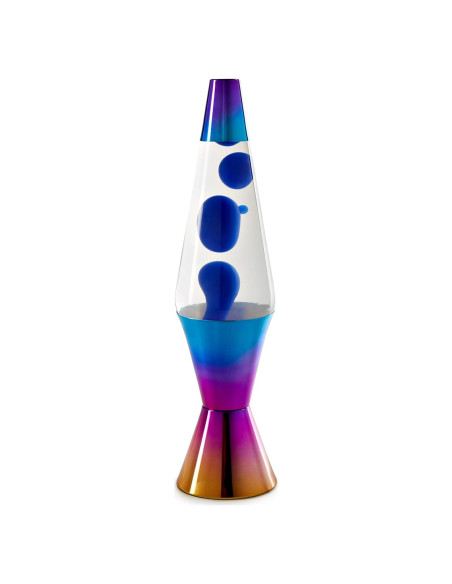 Lámpara de Lava Spencer Gifts 43 cm Aceite Brillante Azul