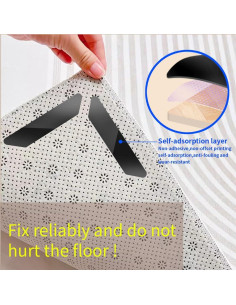 Cinta de Alfombra Doble Cara ZhenZebra 12 Unidades Antideslizante 2