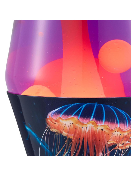 Lámpara de Movimiento LAVA Original 14.5" Púrpura y Amarilla