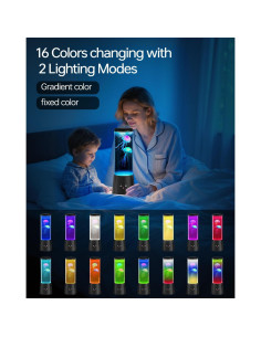 Lámpara de Medusas Bodami con Control Remoto - Luz Nocturna 30cm 2