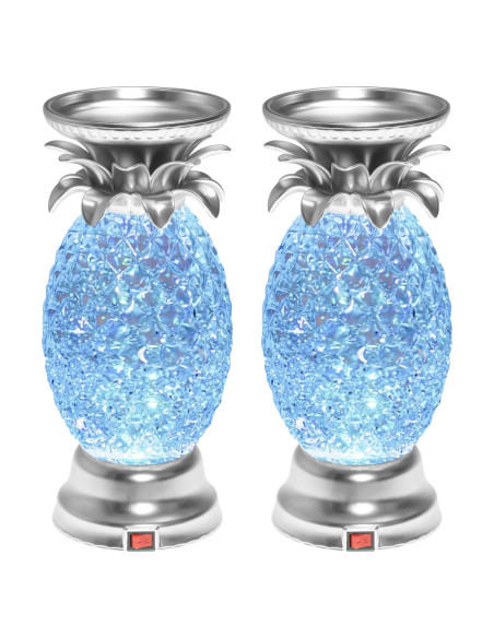 Lámpara de Lava LED YAKii Piña 24.13 cm Cambiante Color (Paquete de 2)