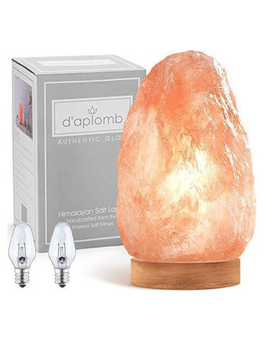 Lámpara de Sal Natural d'aplomb Himalaya 5.44 kg Regulador