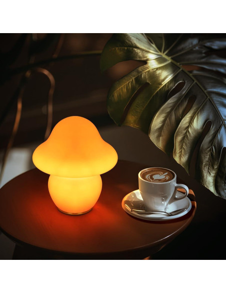 Lámpara de Hongo Soilsiu MR003 - Luz LED Ajustable Naranja