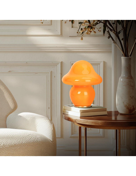 Lámpara de Hongo Soilsiu MR003 - Luz LED Ajustable Naranja