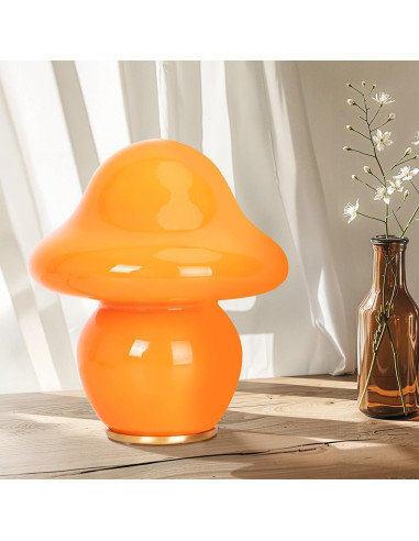 Lámpara de Hongo Soilsiu MR003 - Luz LED Ajustable Naranja