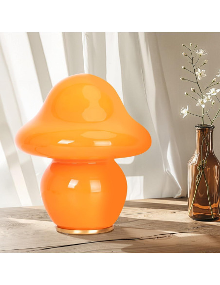 Lámpara de Hongo Soilsiu MR003 - Luz LED Ajustable Naranja