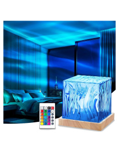 Proyector de Auroras Boreales Luminorthe Cube 11.4cm Recargable