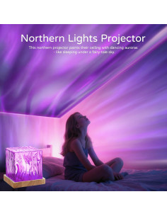 Proyector de Auroras Boreales Luminorthe Cube 11.4cm Recargable 2
