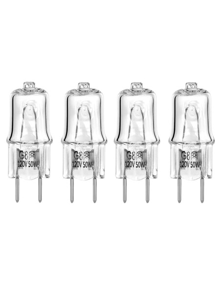 Bombilla Halógena G8 50W Snnalosses - Paquete de 4 para Microondas