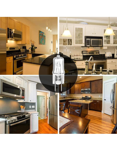 Bombilla Halógena G8 50W Snnalosses - Paquete de 4 para Microondas