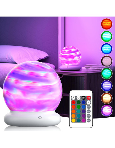 Luz Nocturna Proyector LED CHLORANTHUS W-xqd 16 Colores