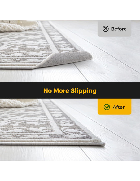 Cinta Antideslizante para Alfombras Mizuosre 12 Pcs 15x7.5 cm