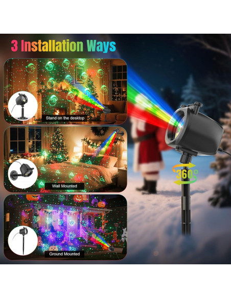 Proyector de luces láser RGB 2 en 1 Zhongshan SA559