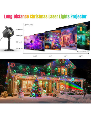 Proyector de luces láser RGB 2 en 1 Zhongshan SA559