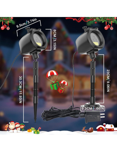 Proyector de luces láser RGB 2 en 1 Zhongshan SA559