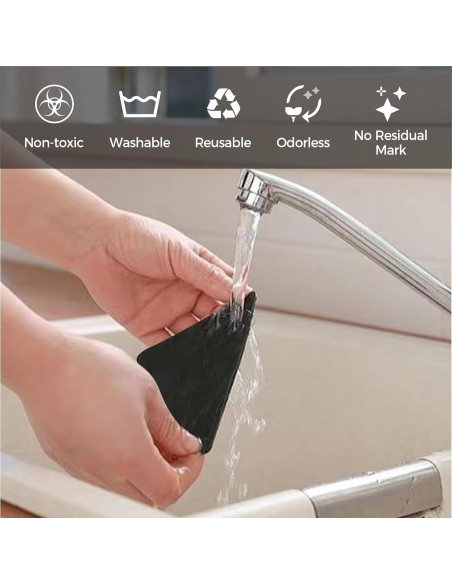 Cinta Antideslizante para Alfombras Mizuosre 12 Pcs 15x7.5 cm