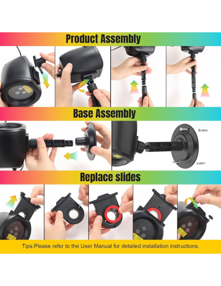 Proyector de luces láser RGB 2 en 1 Zhongshan SA559