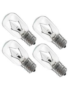 Bombillas de Microondas Whirlpool 8206232A 40W E17 Paquete de 4