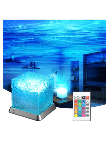 Proyector de Luces del Norte LETOUR Cubo Oceánico RGB 30 Modos