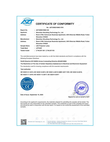 Proyector de Luces del Norte LETOUR Cubo Oceánico RGB 30 Modos