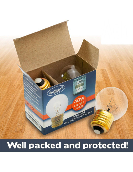 Bombillas Incandescentes SouLight G45 40W E27 Paquete de 2