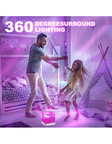 Proyector de Luces del Norte LETOUR Cubo Oceánico RGB 30 Modos