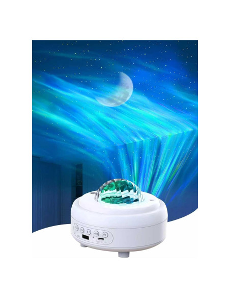 Proyector de Estrellas GDSZBYSM 2400mAh Inalámbrico 8 Modos