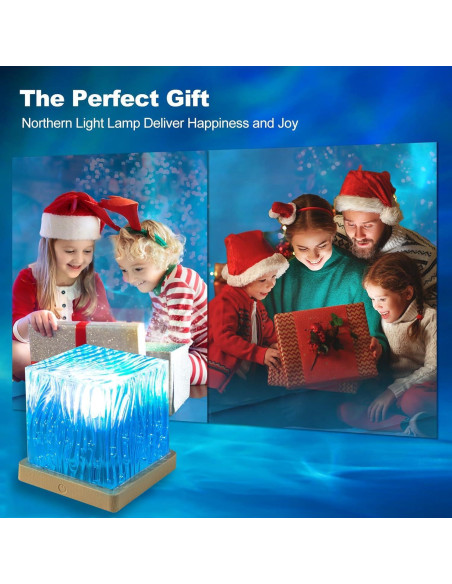 Proyector de Aurora Boreal Growalleter 11cm 16 Colores Recargable