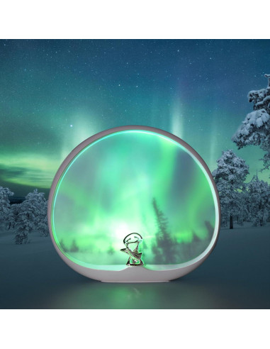 Lámpara Aurora BRNEWO TB1, Luz Táctil Dinámica Multicolor 22.9cm